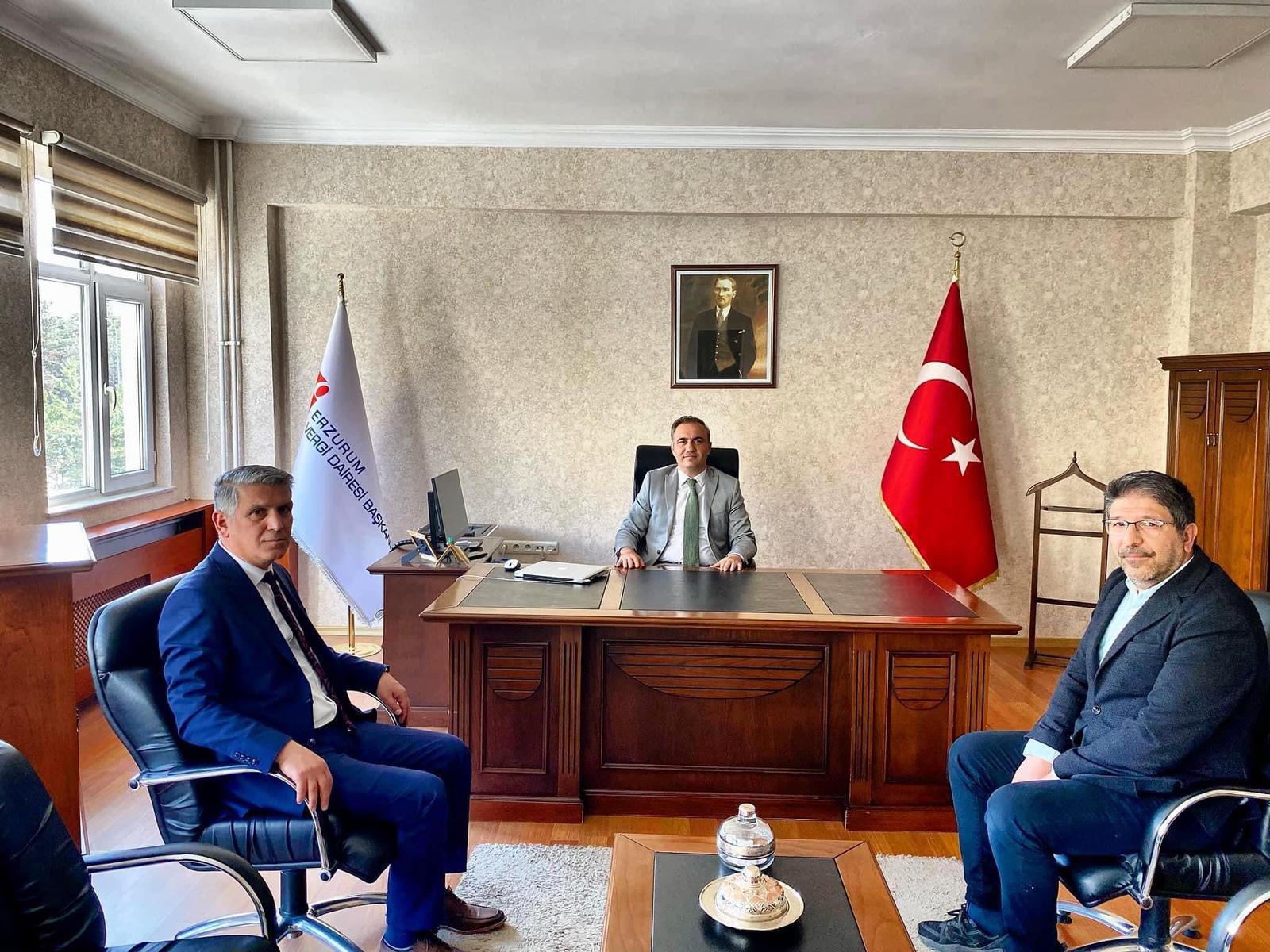 Erzurum Defterdarımız ve kurum çalışanlarımızı ziyaret ettik